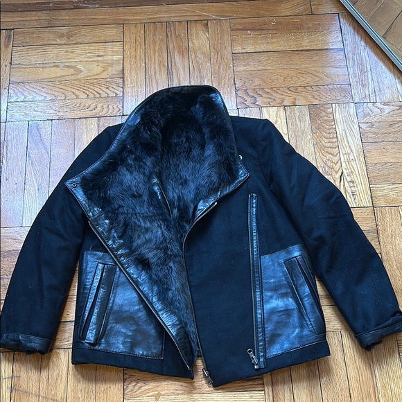 Helmut Lang Fur Coat - Picture 1 of 4